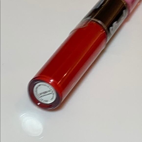 NEW Amuse 2-Way LIP GLOSS DUO Aloe Vera Vitamin E Red Color Tinted Shine 6280-10 - Picture 3 of 4